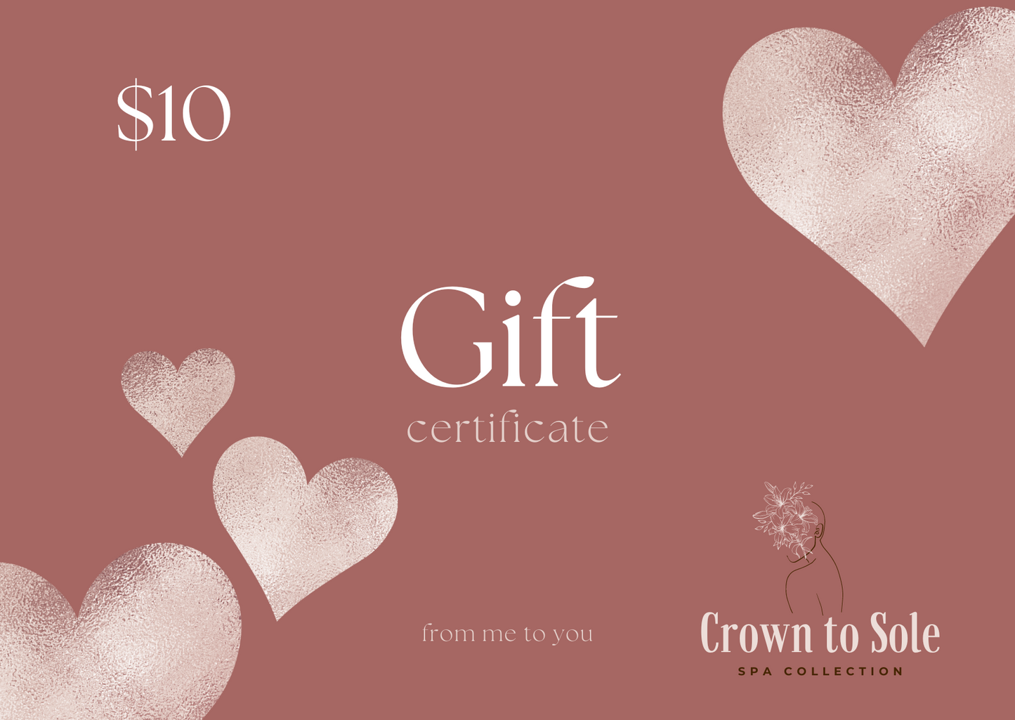 Crown to Sole Gift Cards